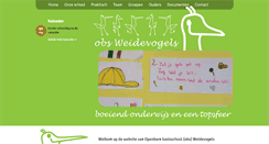 Desktop Screenshot of obsweidevogels.nl